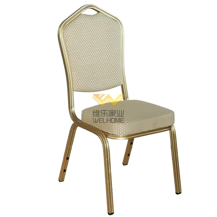 Gold metal banquet chair for event/meetings